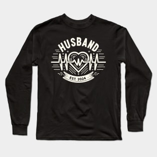 Husband Est. 2024 Long Sleeve T-Shirt